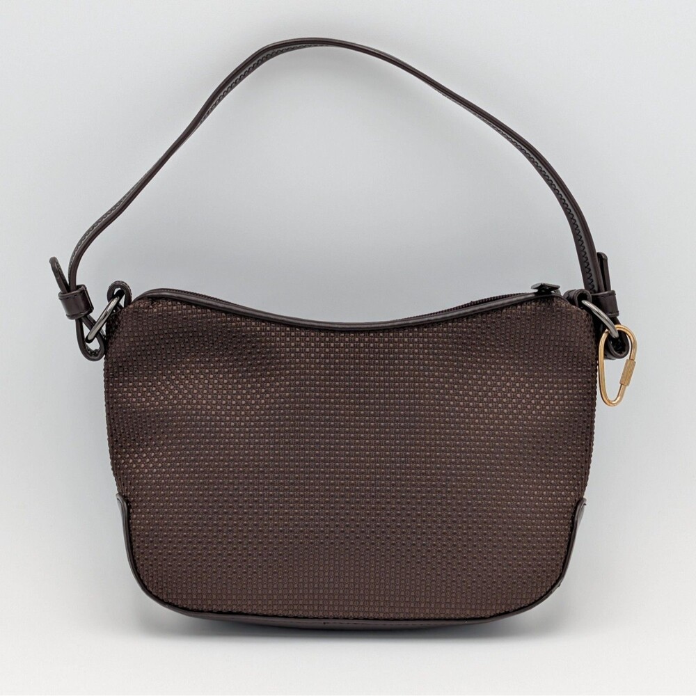 2008 The Sak Elliott Lucca Baguette Brown Woven Shoulder Bag Y2K Purse Vintage